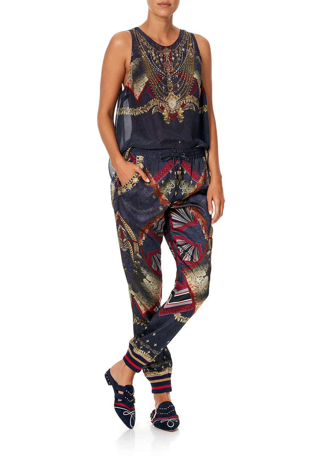 BUTTON BACK TOP THIS CHARMING WOMAN