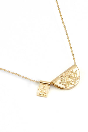 BY CHARLOTTE LOTUS LONG NECKLACE GOLD