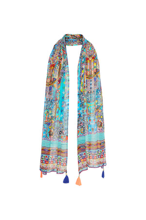 CANVAS OF COLOUR LONG SCARF