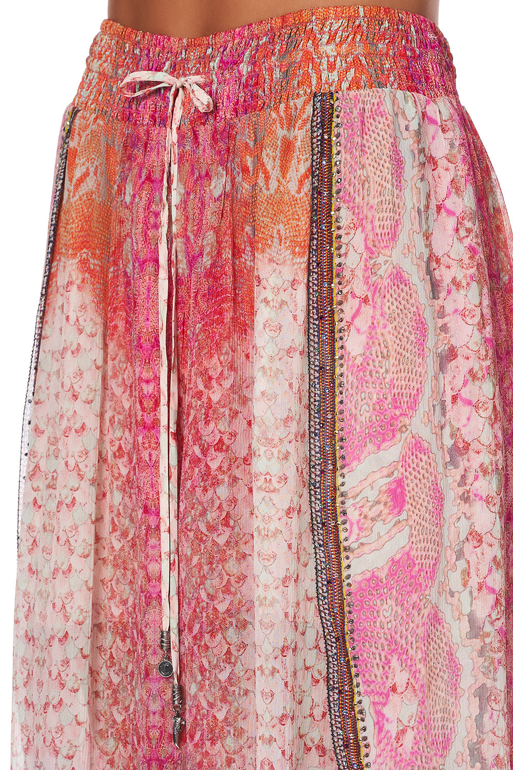 CURVED HEM PANT SERPENTINE DREAMS