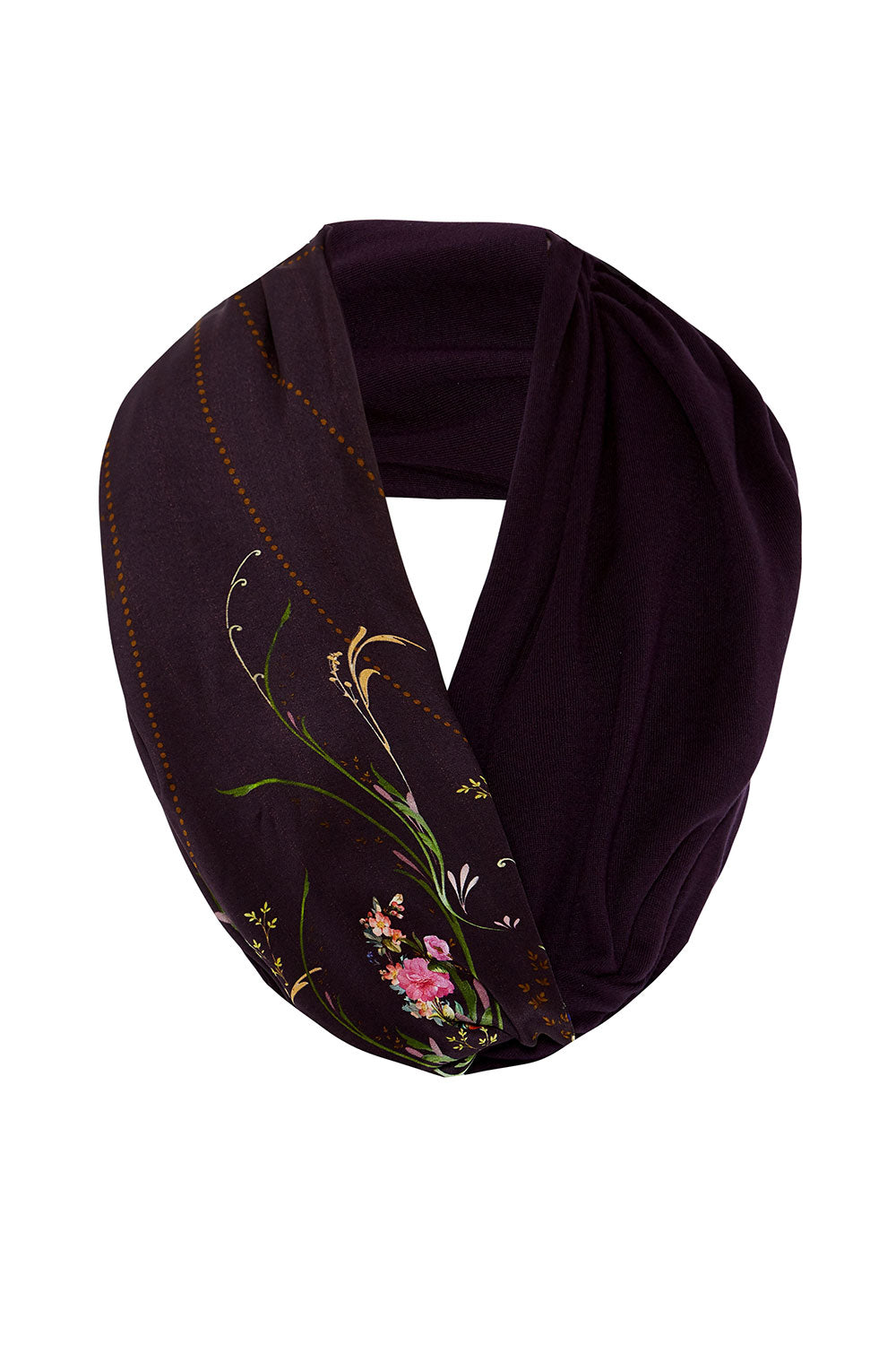 DOUBLE SIDED SCARF WILD FLOWER