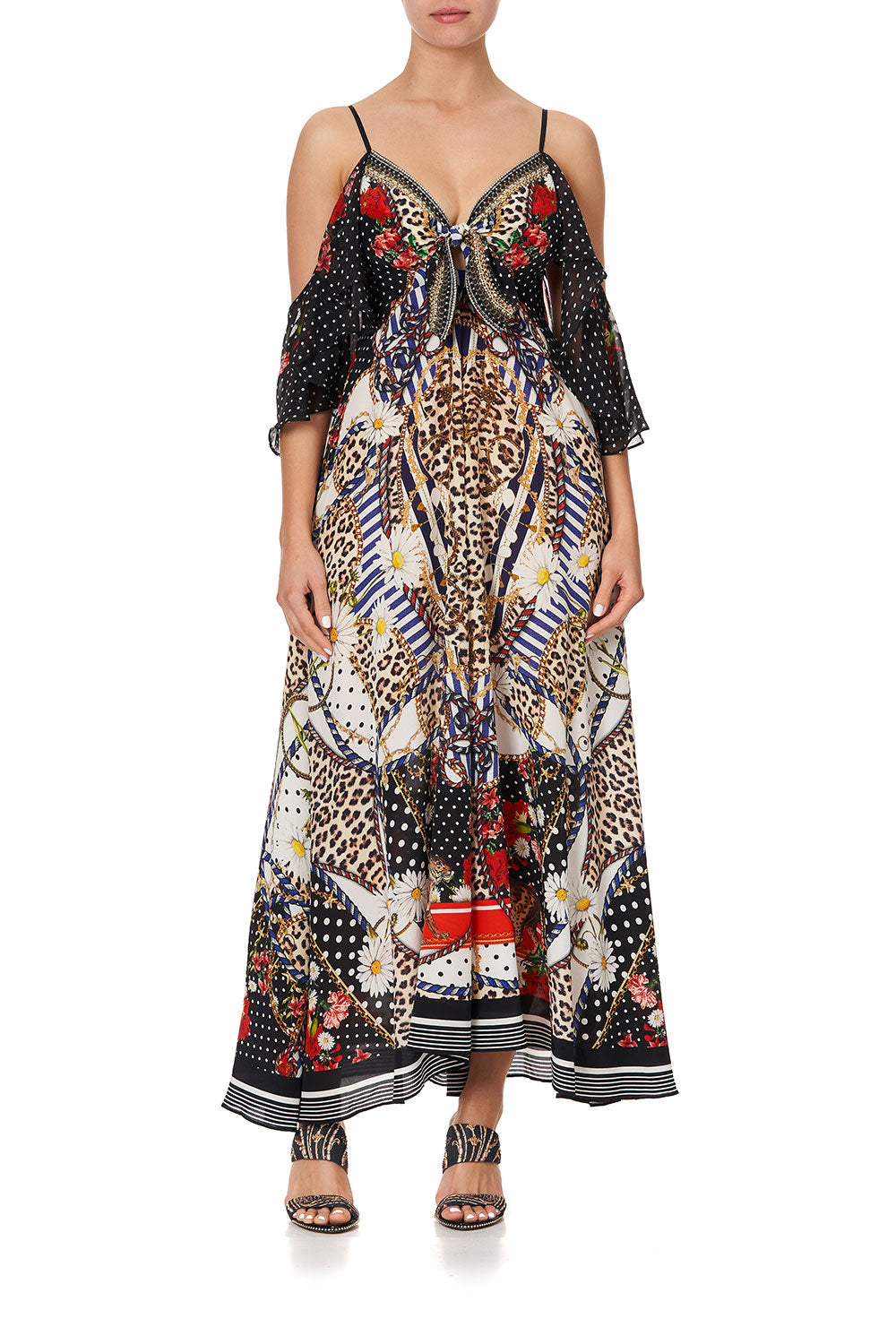 DROP SHOULDER LONG DRESS DEAR BRIGITTE