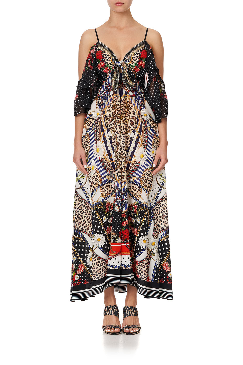 DROP SHOULDER LONG DRESS DEAR BRIGITTE