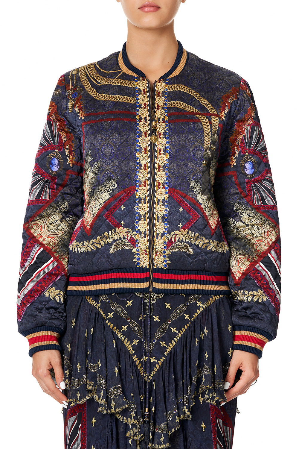 REVERSIBLE BOMBER JACKET THIS CHARMING WOMAN