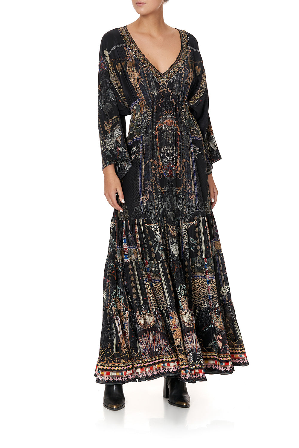 GATHERED PANEL DRESS SON OF SEVEN QUEENS