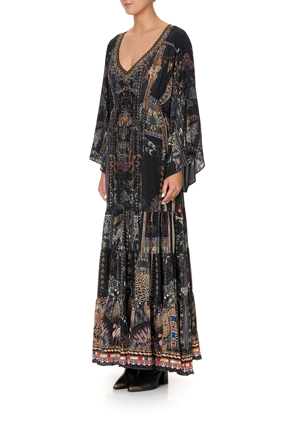 GATHERED PANEL DRESS SON OF SEVEN QUEENS