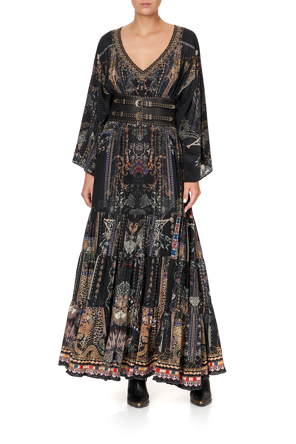 GATHERED PANEL DRESS SON OF SEVEN QUEENS