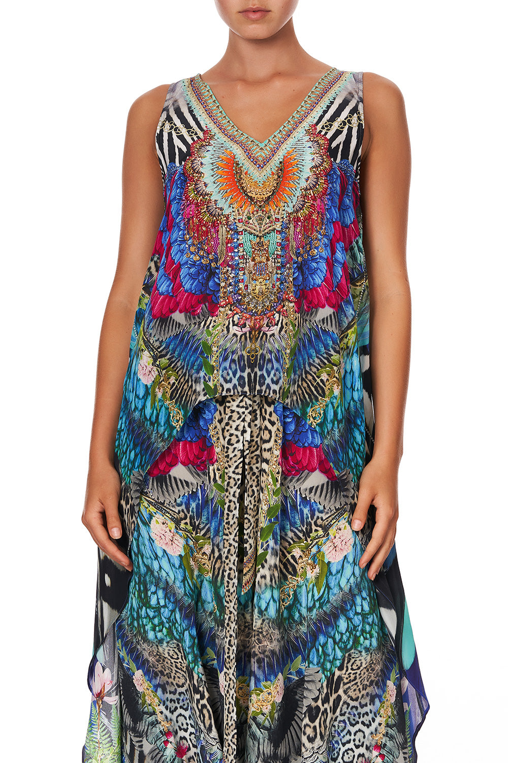 HIGH LOW CROSS OVERLAY TOP CAFE NAIROBI