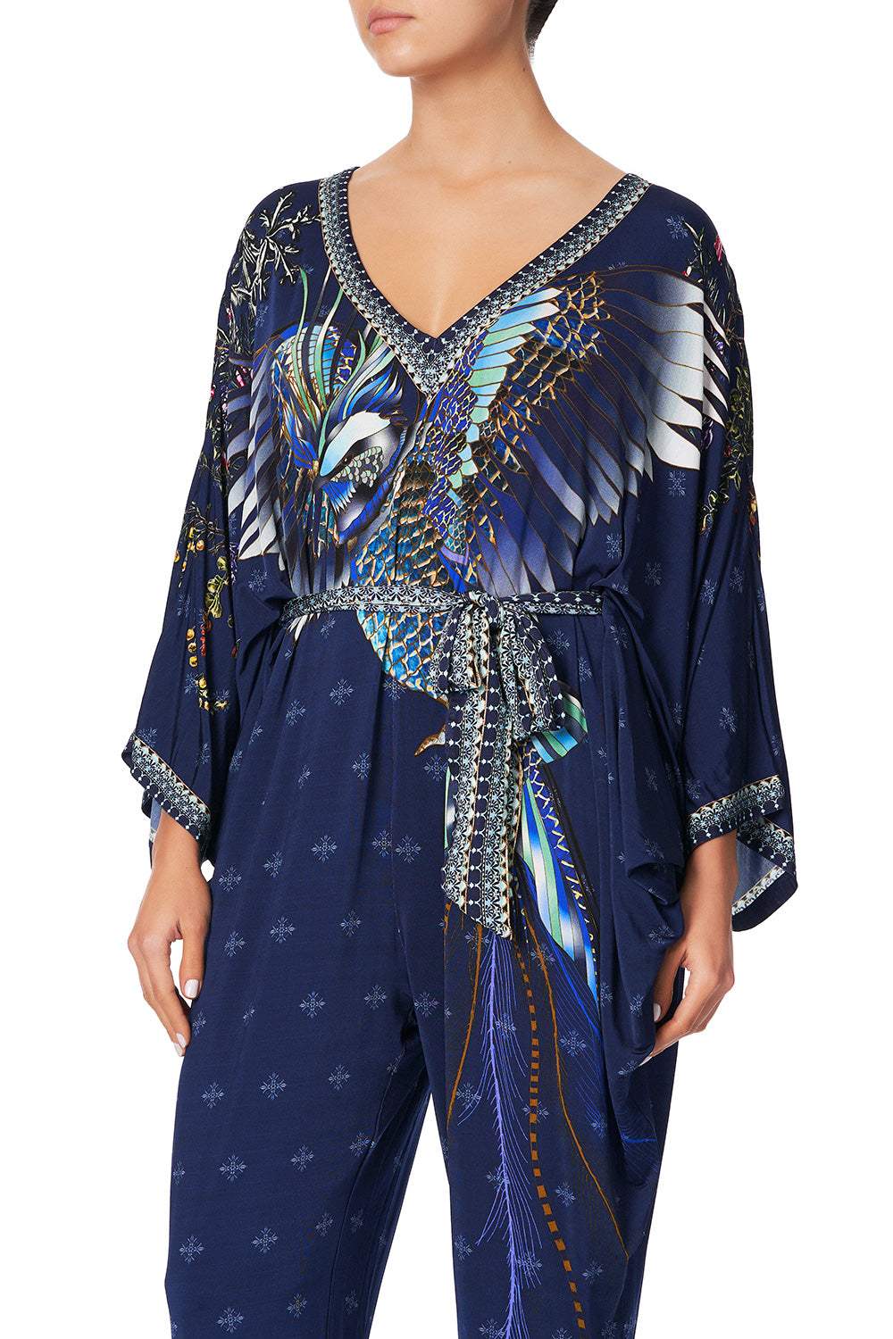 JERSEY BAT SLEEVE JUMPSUIT SOUTHERN TWILIGHT