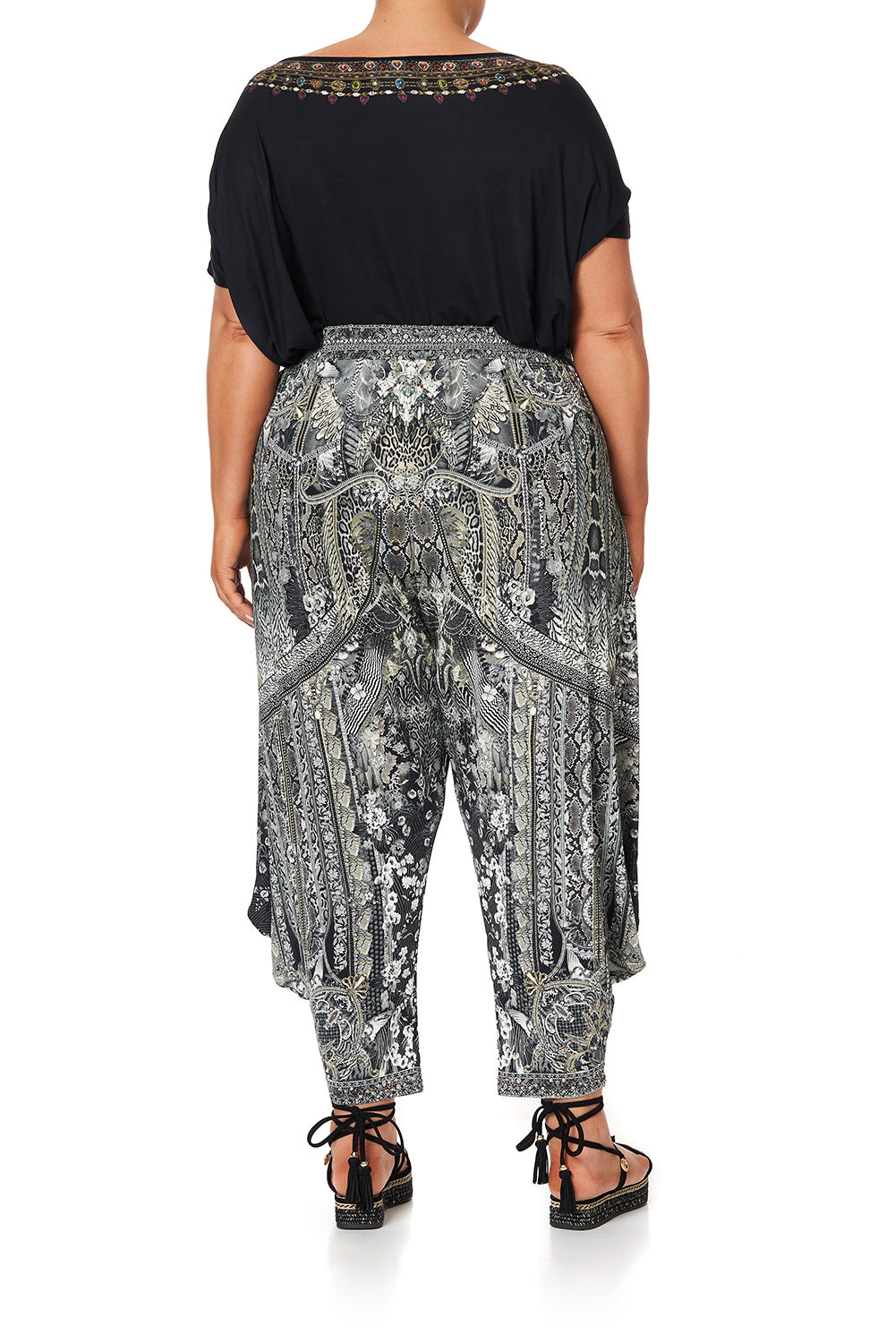 JERSEY DRAPE PANT WITH POCKET ONE TRIBE