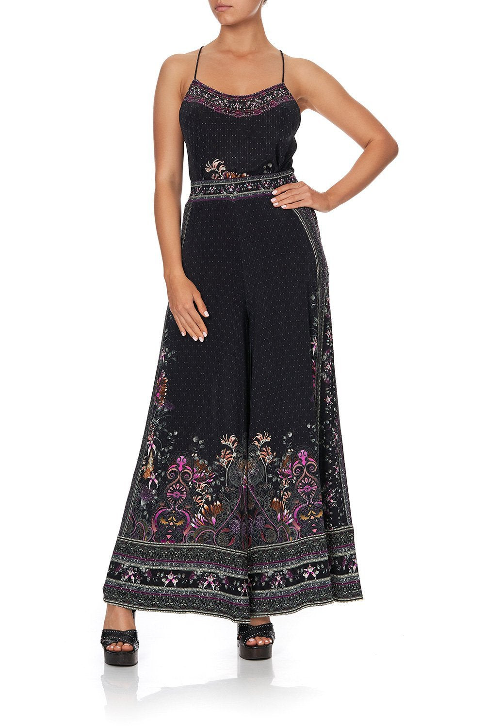 JERSEY WIDE LEG PANTS RESTLESS NIGHTS