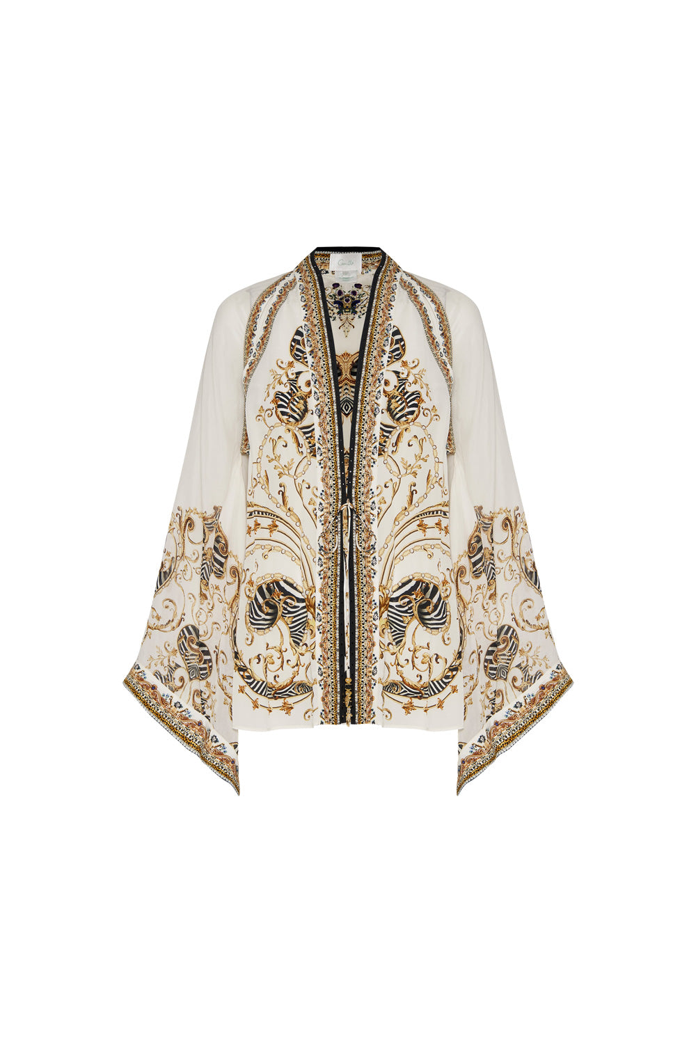 KIMONO LAYER WITH TIE NIGHT WAITING FOR DAY