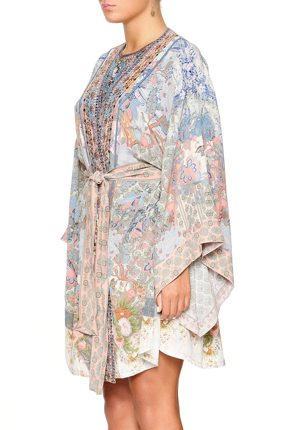 CAMILLA KIMONO WITH TIE BELT BLANCHES BLESSING