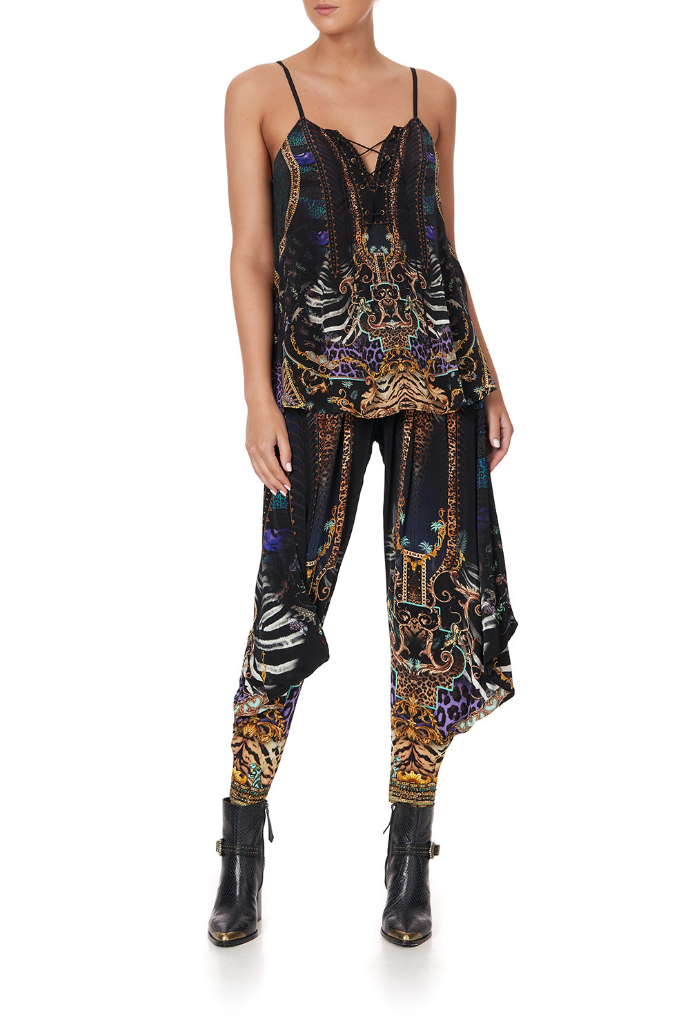 LACE UP FRONT CAMI SHES GOT GRACE