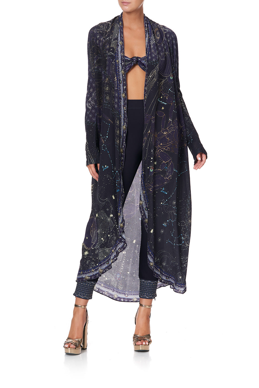 LONG CASUAL JACKET WITH POCKETS ITS A SIGN