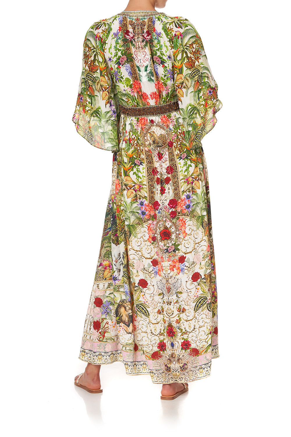 LONG DRESS WITH SMOCKED WAIST FAIR VERONA