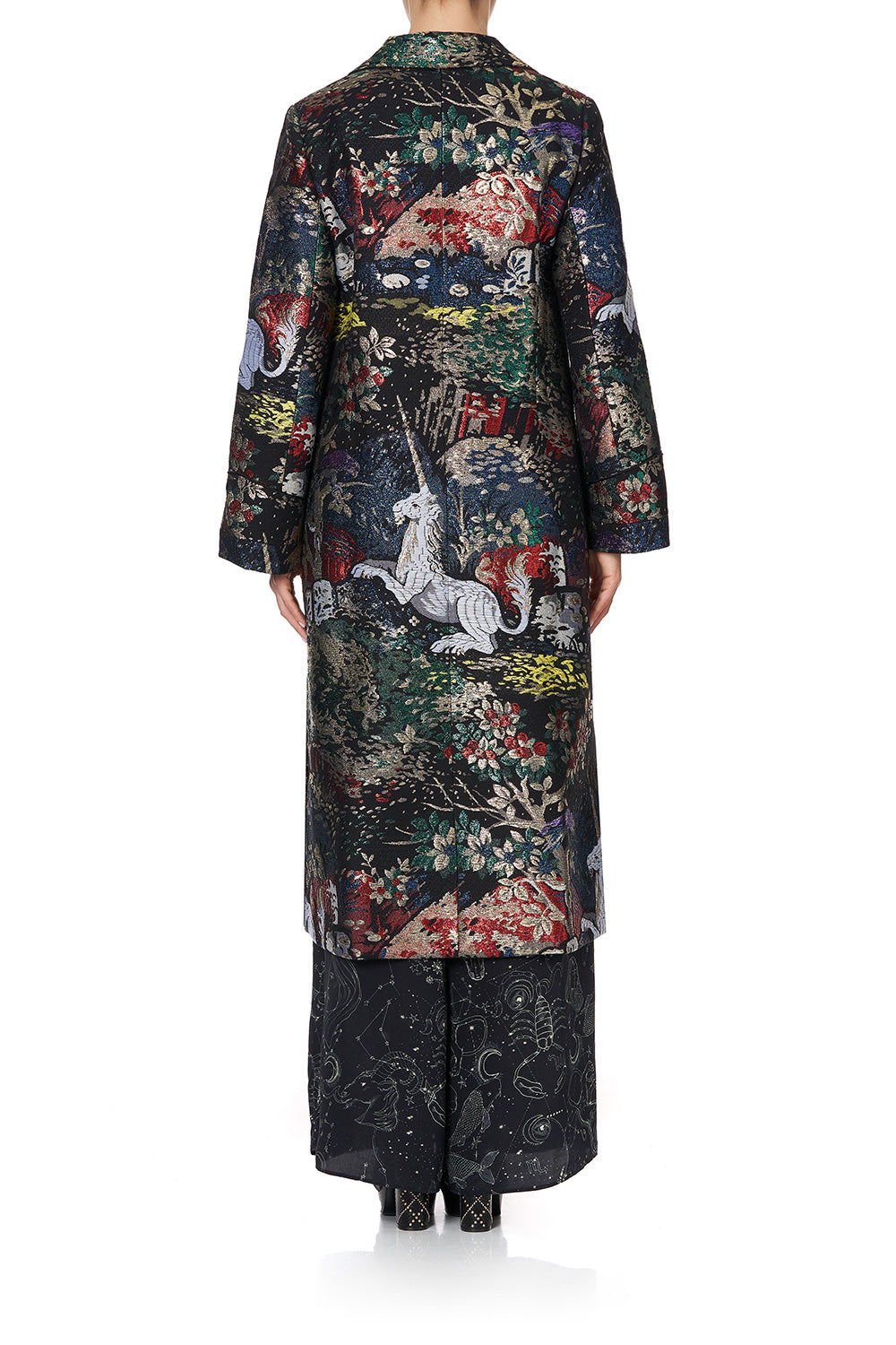 LONG JACKET WITH SIDE SPLITS MIDNIGHT MOON HOUSE