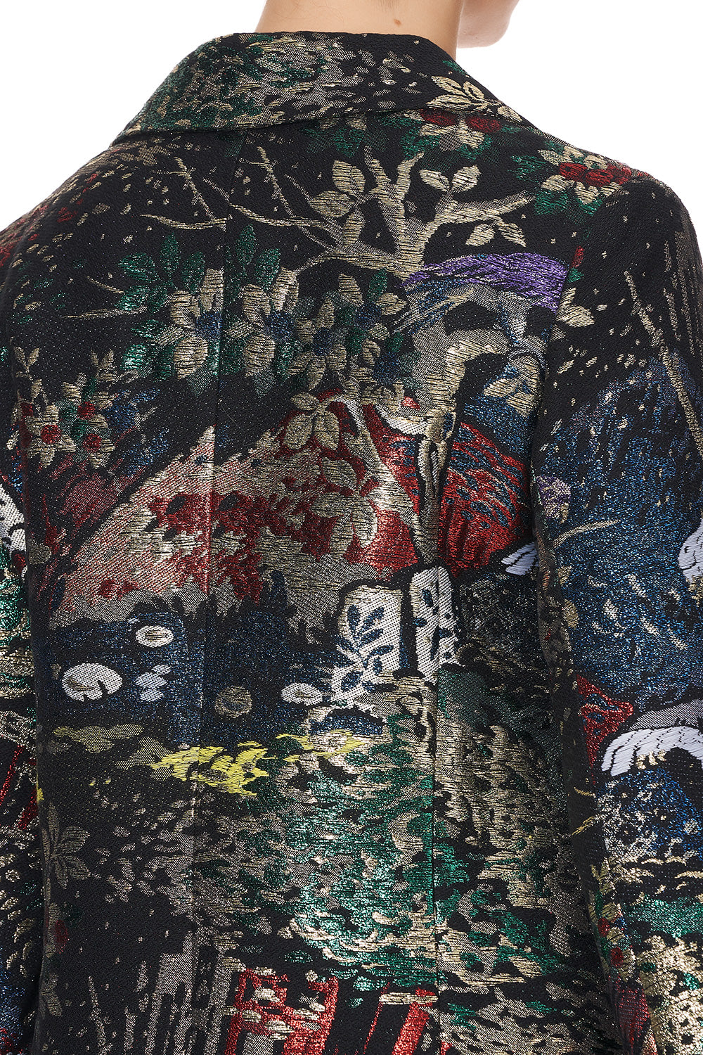 LONG JACKET WITH SIDE SPLITS MIDNIGHT MOON HOUSE