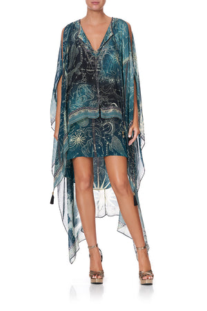 LONG SHEER OVERLAY DRESS INTO THE MYSTIQUE
