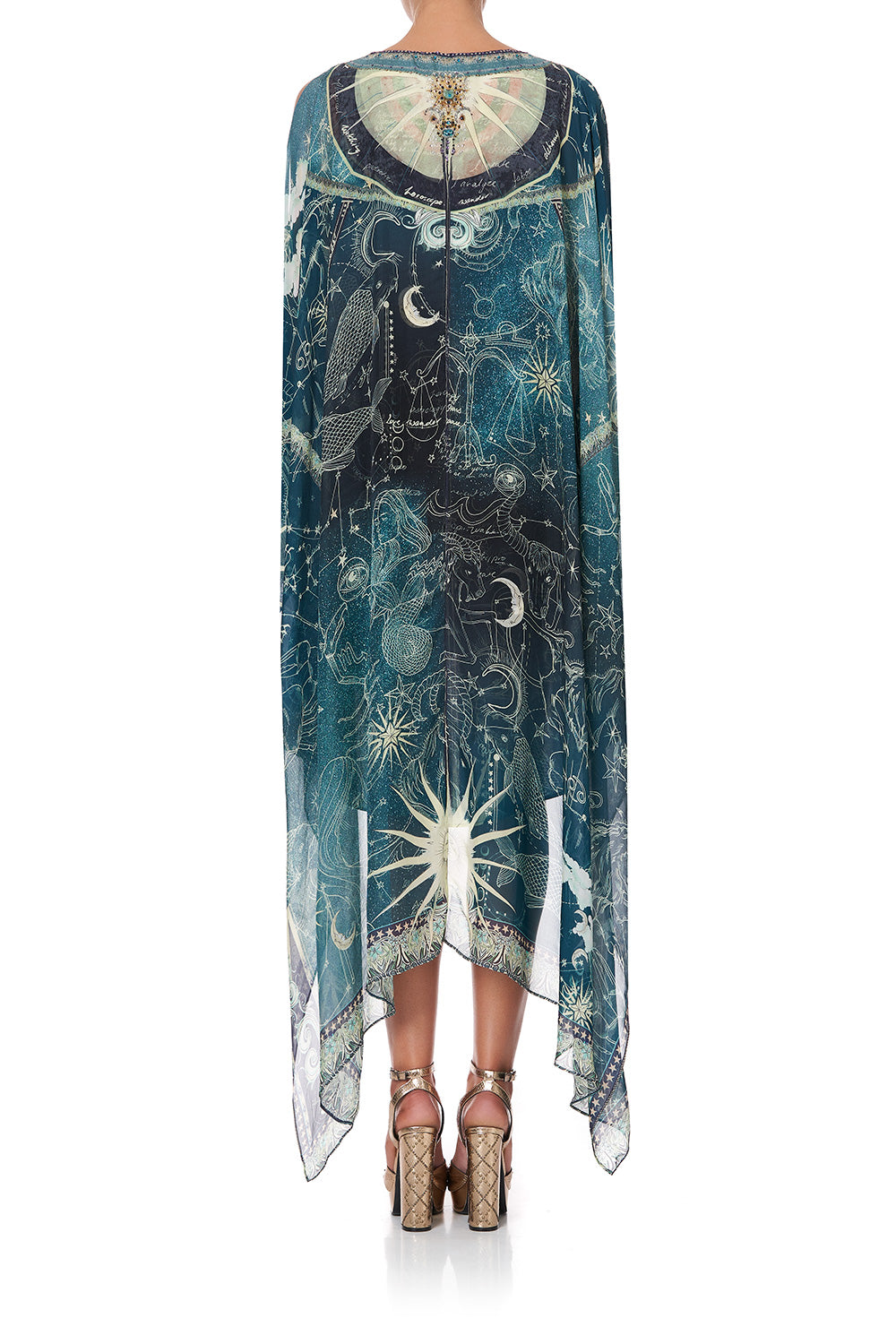 LONG SHEER OVERLAY DRESS INTO THE MYSTIQUE
