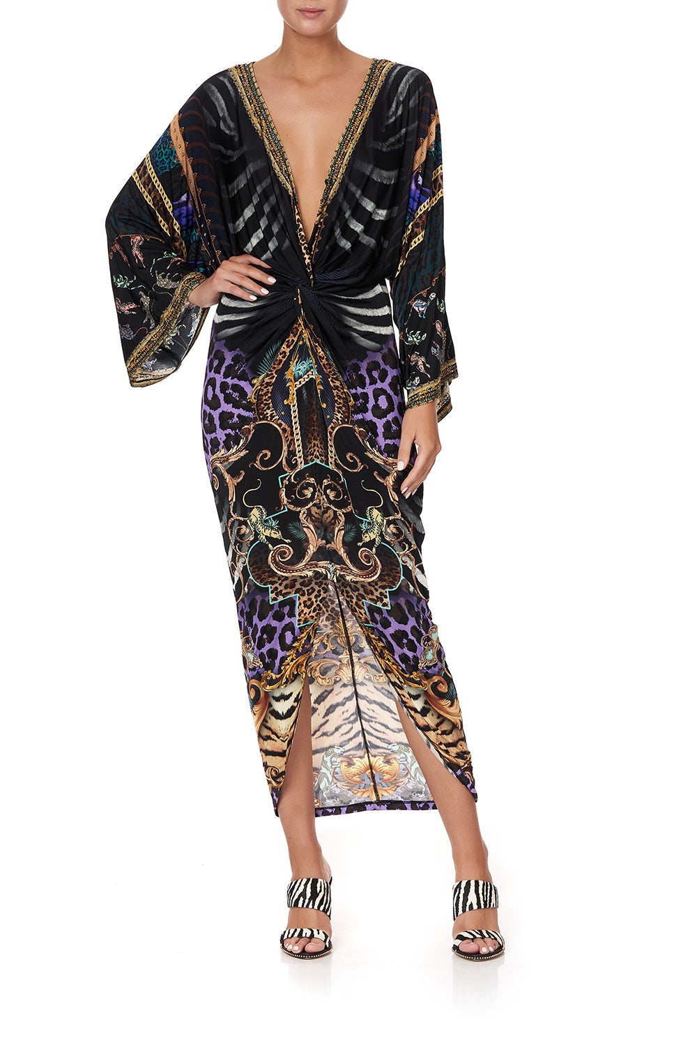 ASYMMETRICAL HEEL SANDAL NIGHT WAITING FOR DAY