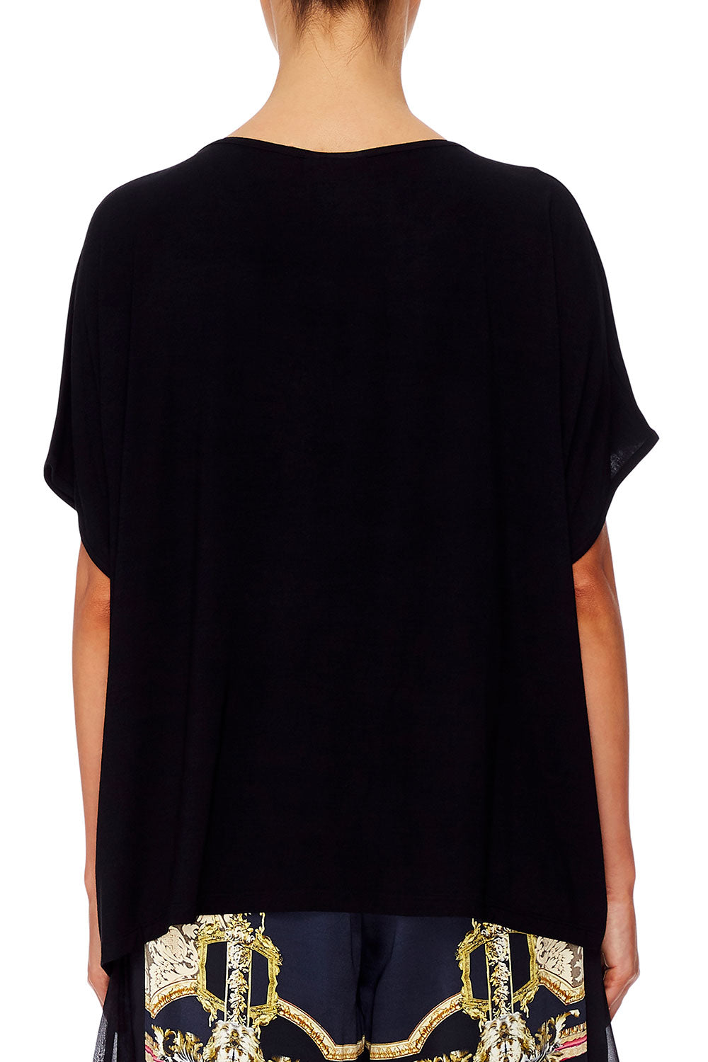 LOOSE FIT ROUND NECK TEE MIDNIGHT MEETING