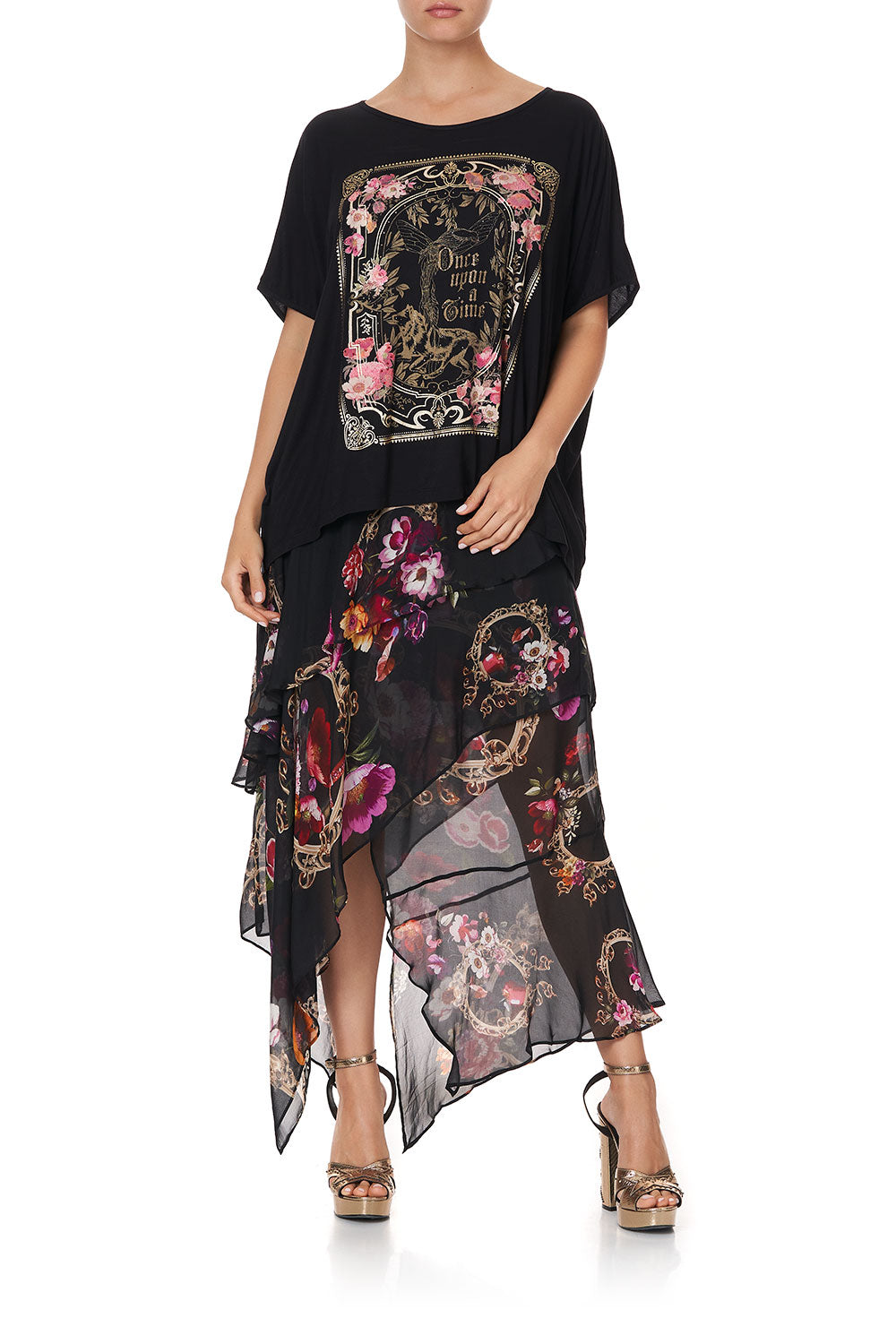 LOOSE FIT ROUND NECK TEE MIRROR MIRROR