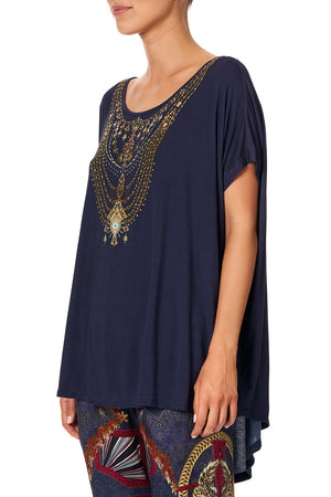 LOOSE FIT ROUND NECK TEE THIS CHARMING WOMAN
