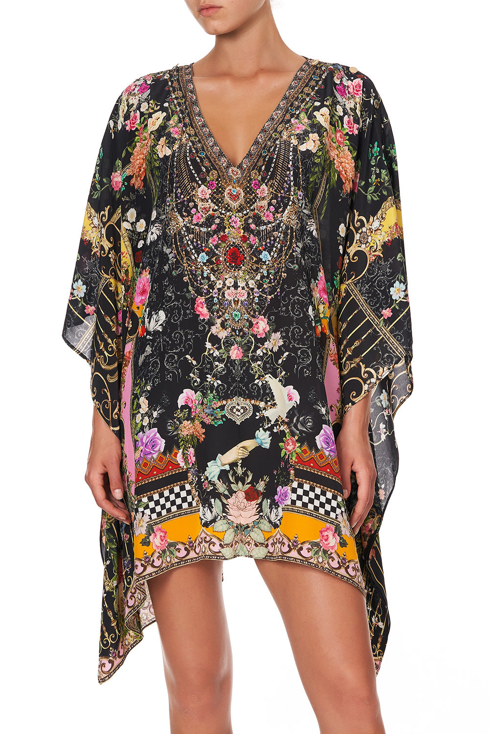 MIDI KAFTAN WITH BUTTON UP SLEEVES MONTAGUES CAPULET
