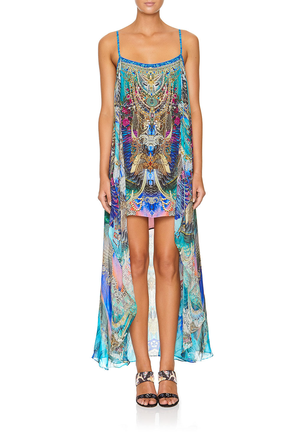 MINI DRESS WITH LONG OVERLAY FREEDOM FLIGHT