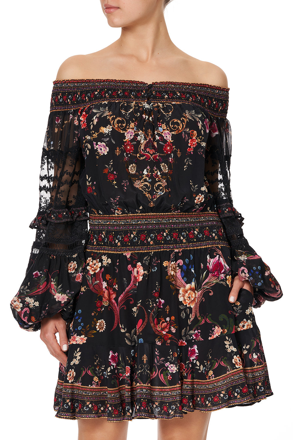 OFF SHOULDER SHORT DRESS A GIRL LIKE YOU