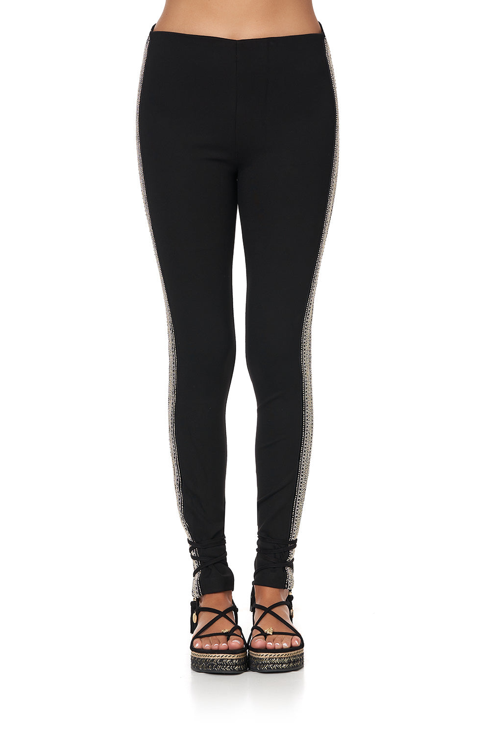 PONTE PANT WITH SIDE PANEL MIDNIGHT PEARL