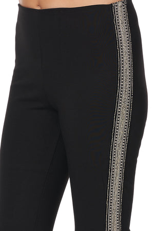 PONTE PANT WITH SIDE PANEL MIDNIGHT PEARL