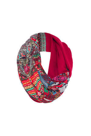 QUEEN ALIKA DOUBLE SIDED SCARF