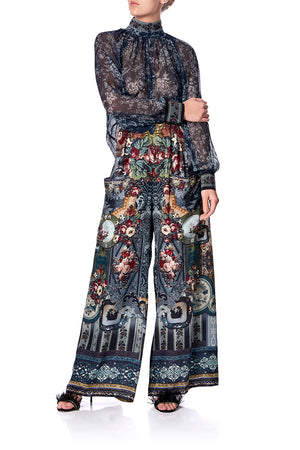 WIDE LEG TROUSER WITH FRONT POCKETS HOTEL BOHEME