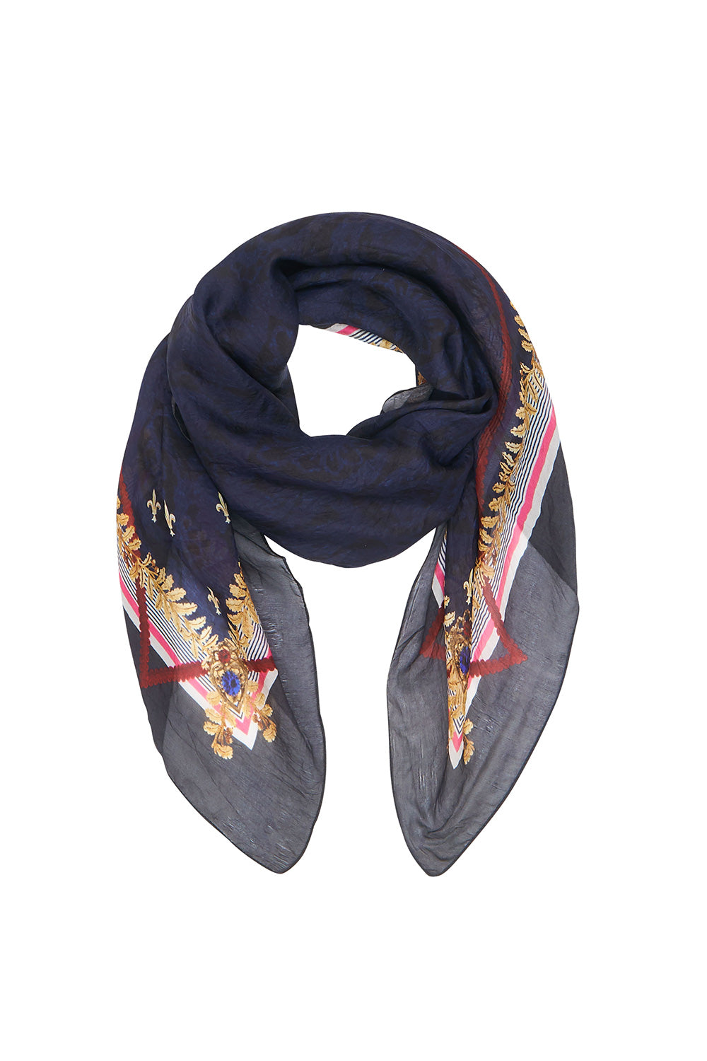 CAMILLA ROLLED HEM SCARF THIS CHARMING WOMAN