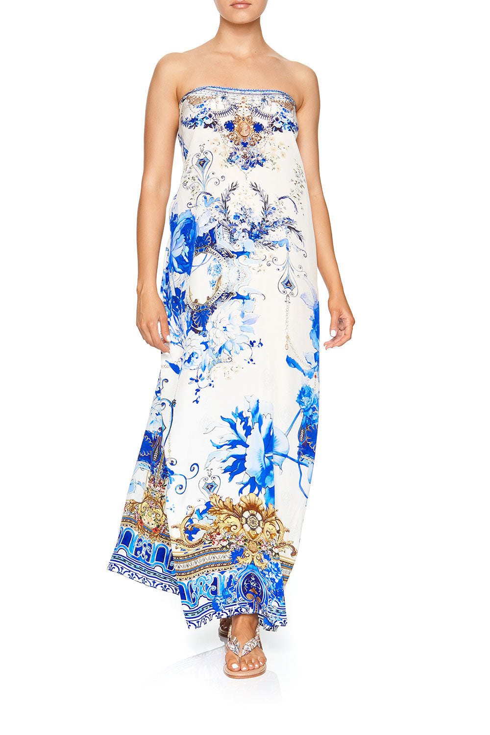 ROUND NECK KAFTAN SAINT GERMAINE