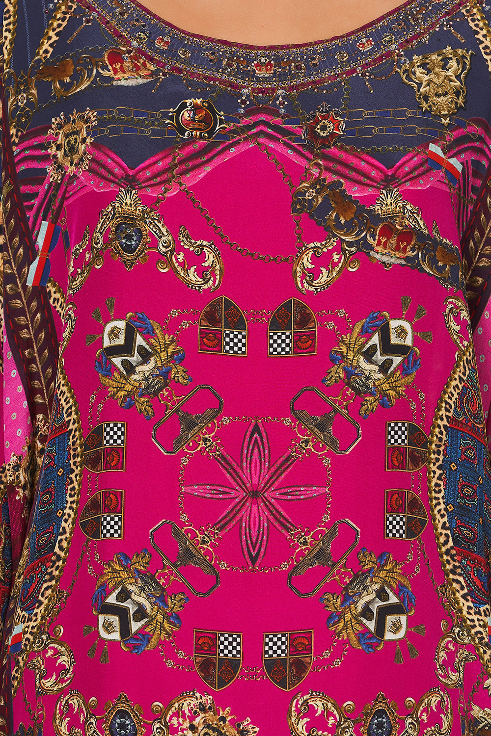 SCOOP BACK HEM DRESS DINING HALL DARLING