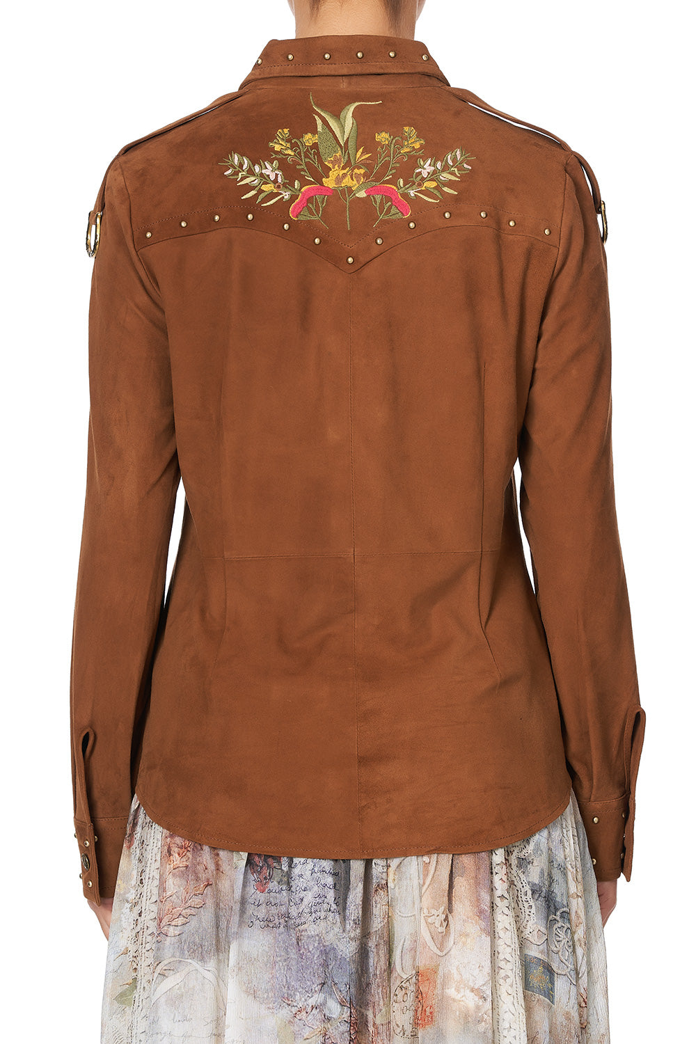 SHAPED YOKE SHIRT LETTERS FROM HILDA