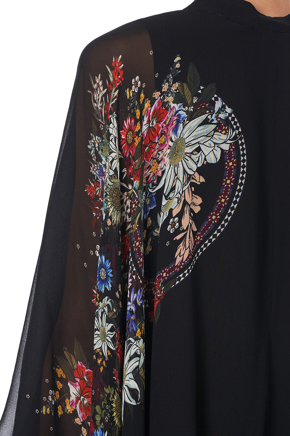 DRAPED BUTTON FRONT BLOUSE MS MATILDA