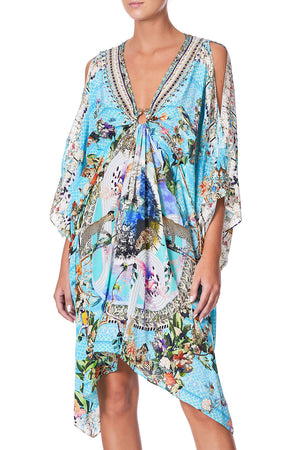 SHORT KAFTAN WITH HARDWARE GIRL FROM ST TROPEZ