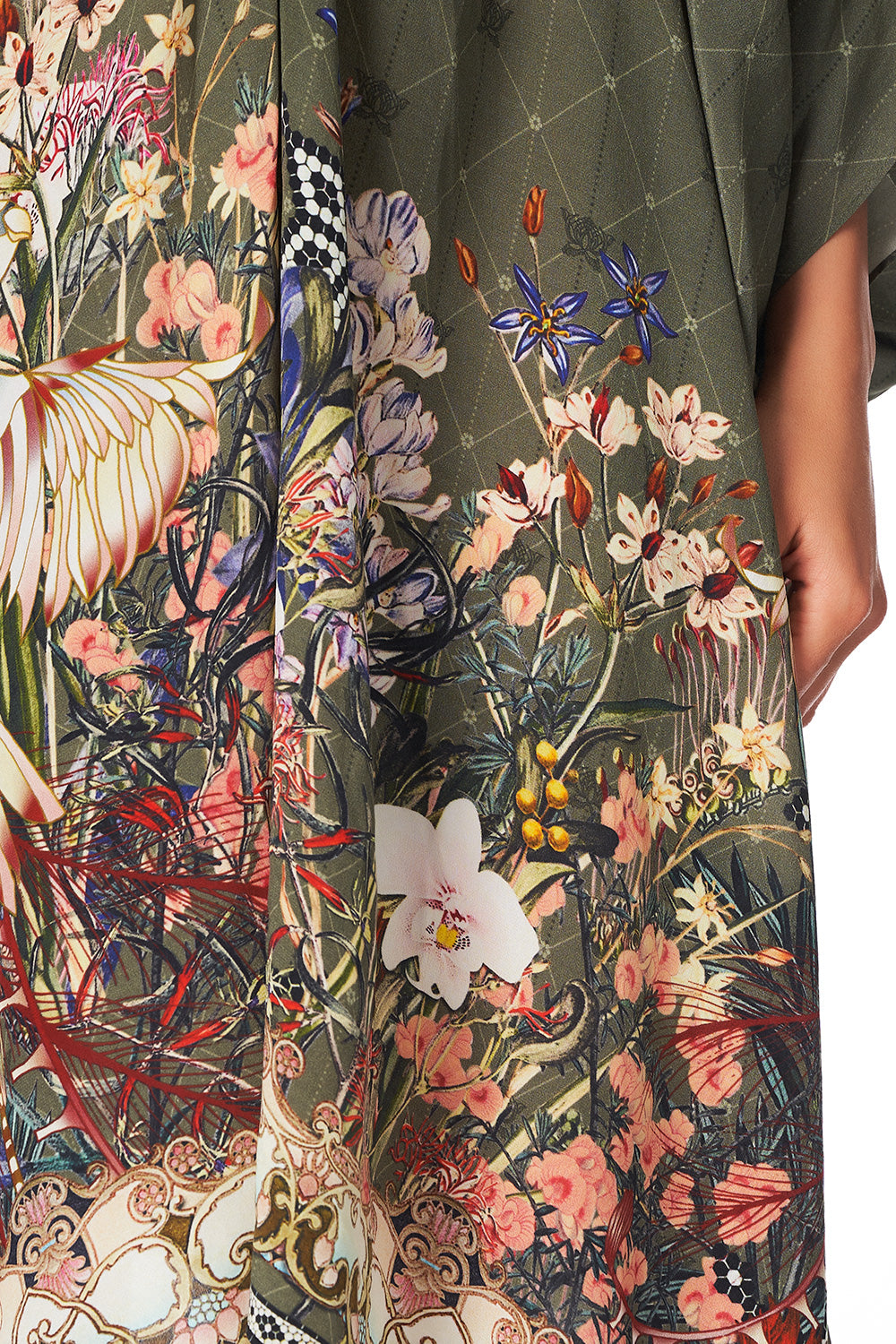 SHORT KAFTAN WITH HARDWARE WATCHFUL WINGS