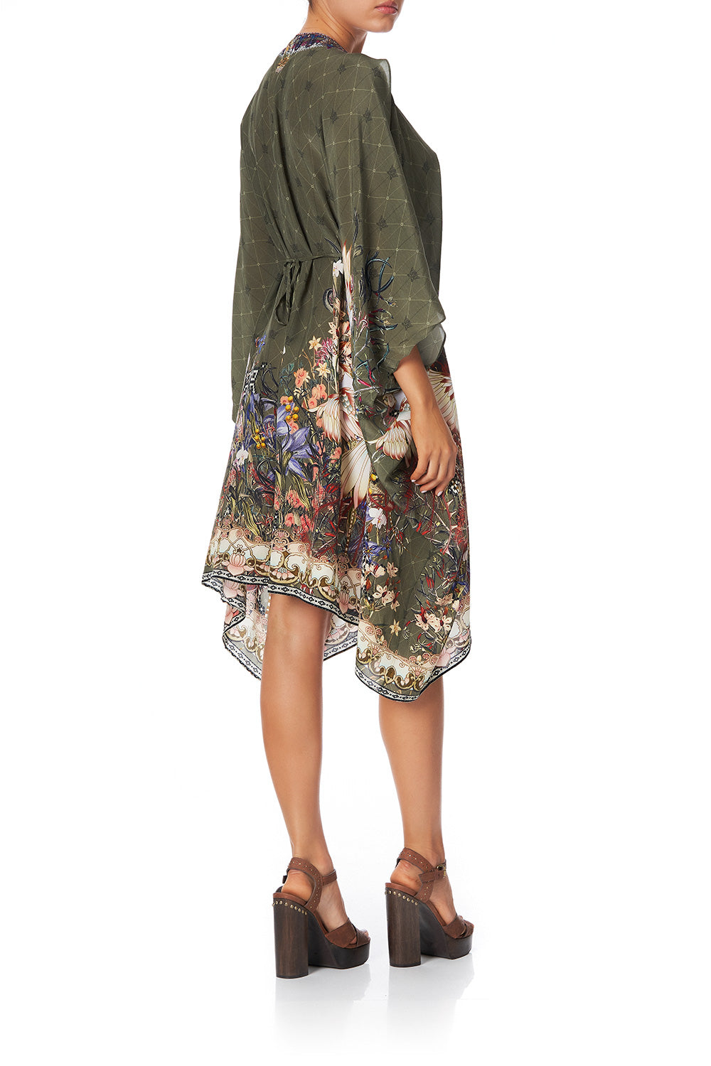 SHORT KAFTAN WITH HARDWARE WATCHFUL WINGS