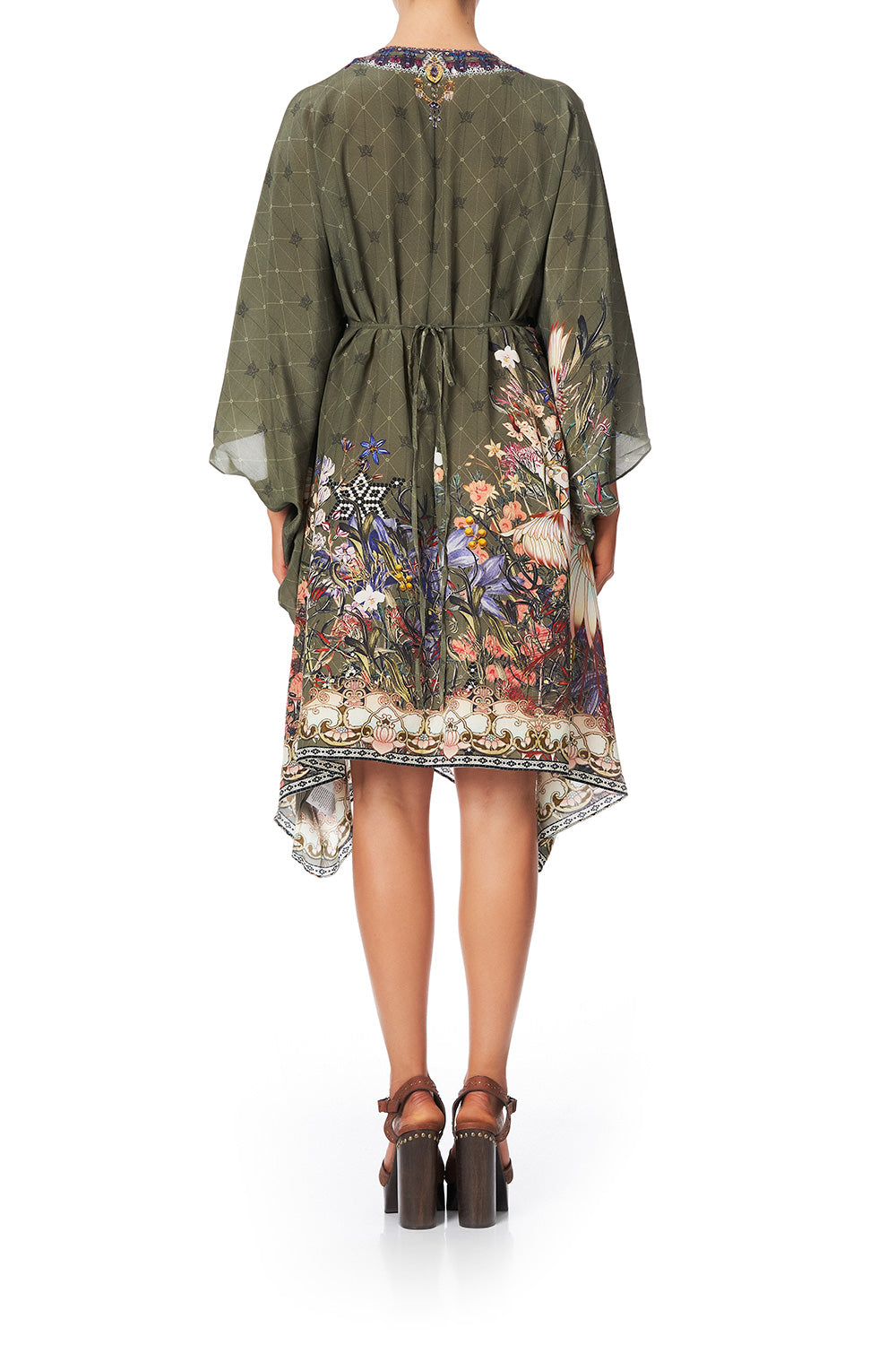 SHORT KAFTAN WITH HARDWARE WATCHFUL WINGS