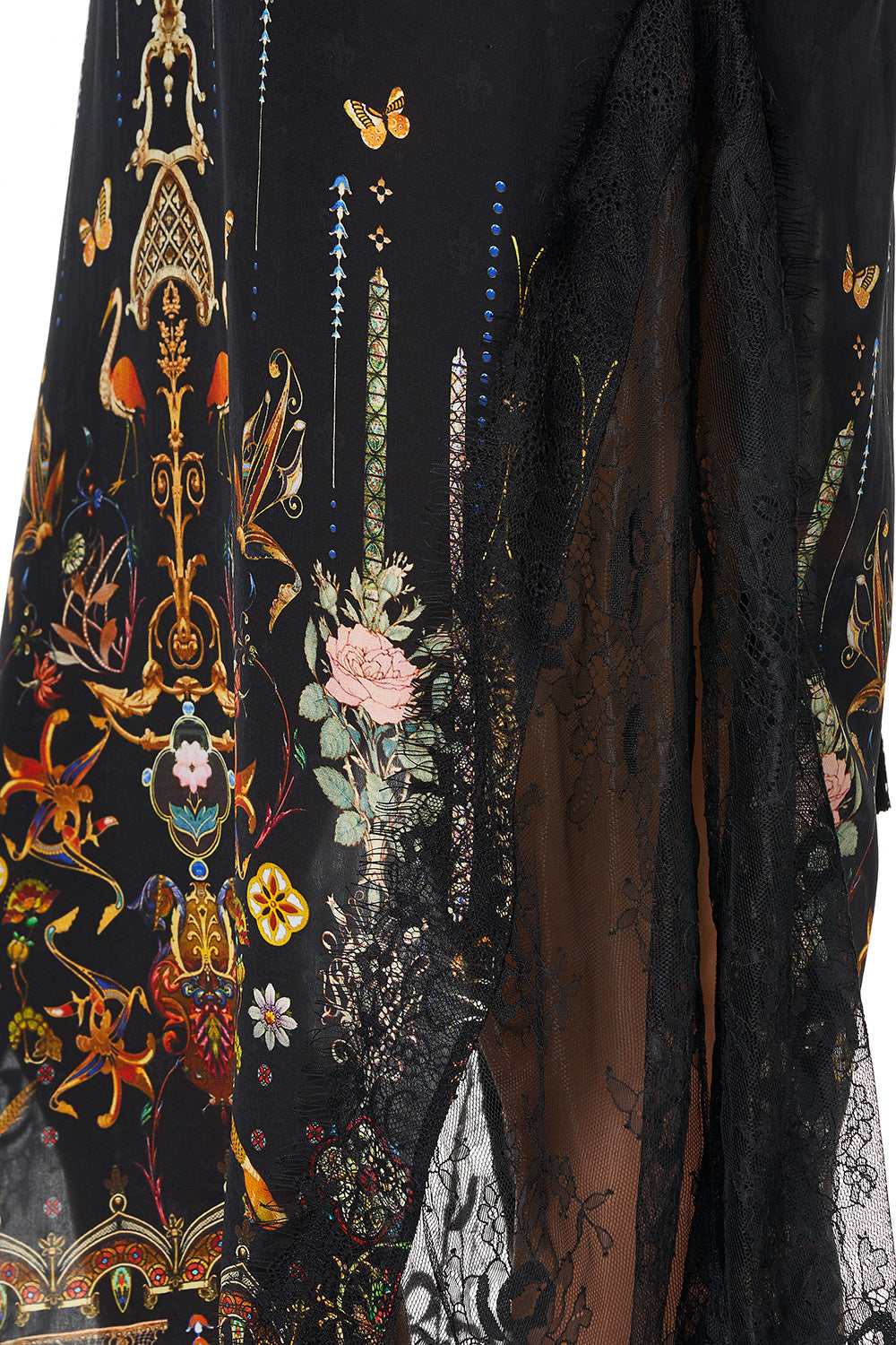 MIDI LACE SLIP REBELLE REBELLE