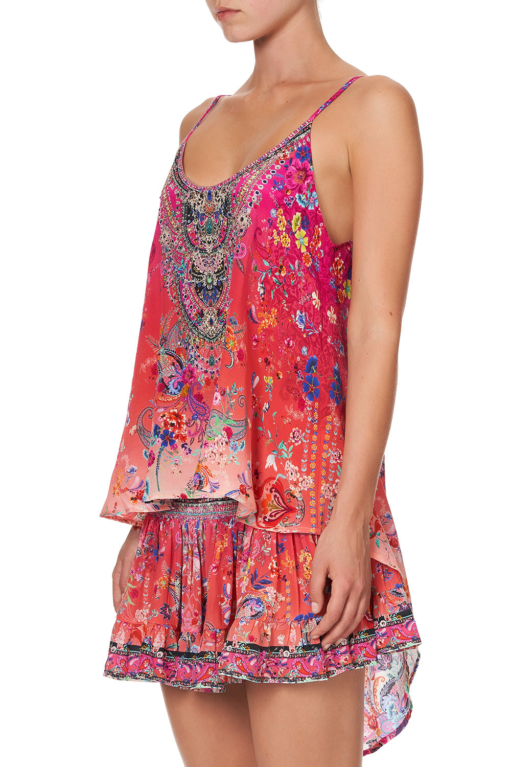 SPLIT BACK CAMI FREE LOVE