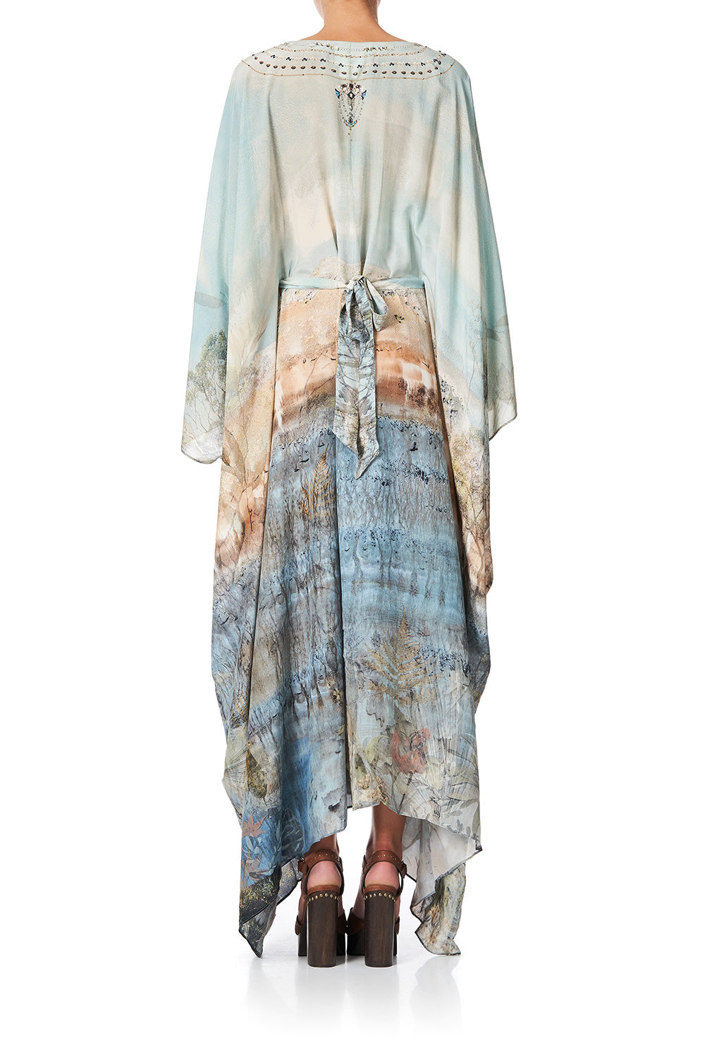 SPLIT HEM LACE UP KAFTAN COUNTRY DIARIES