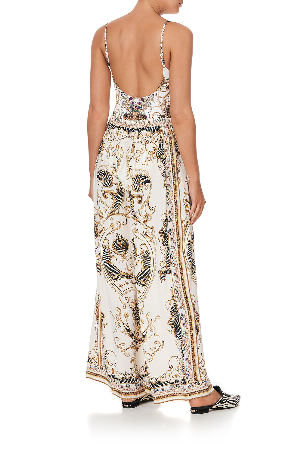 SPLIT PANT WITH DRAWSTRING WAIST NIGHT WAITING FOR DAY