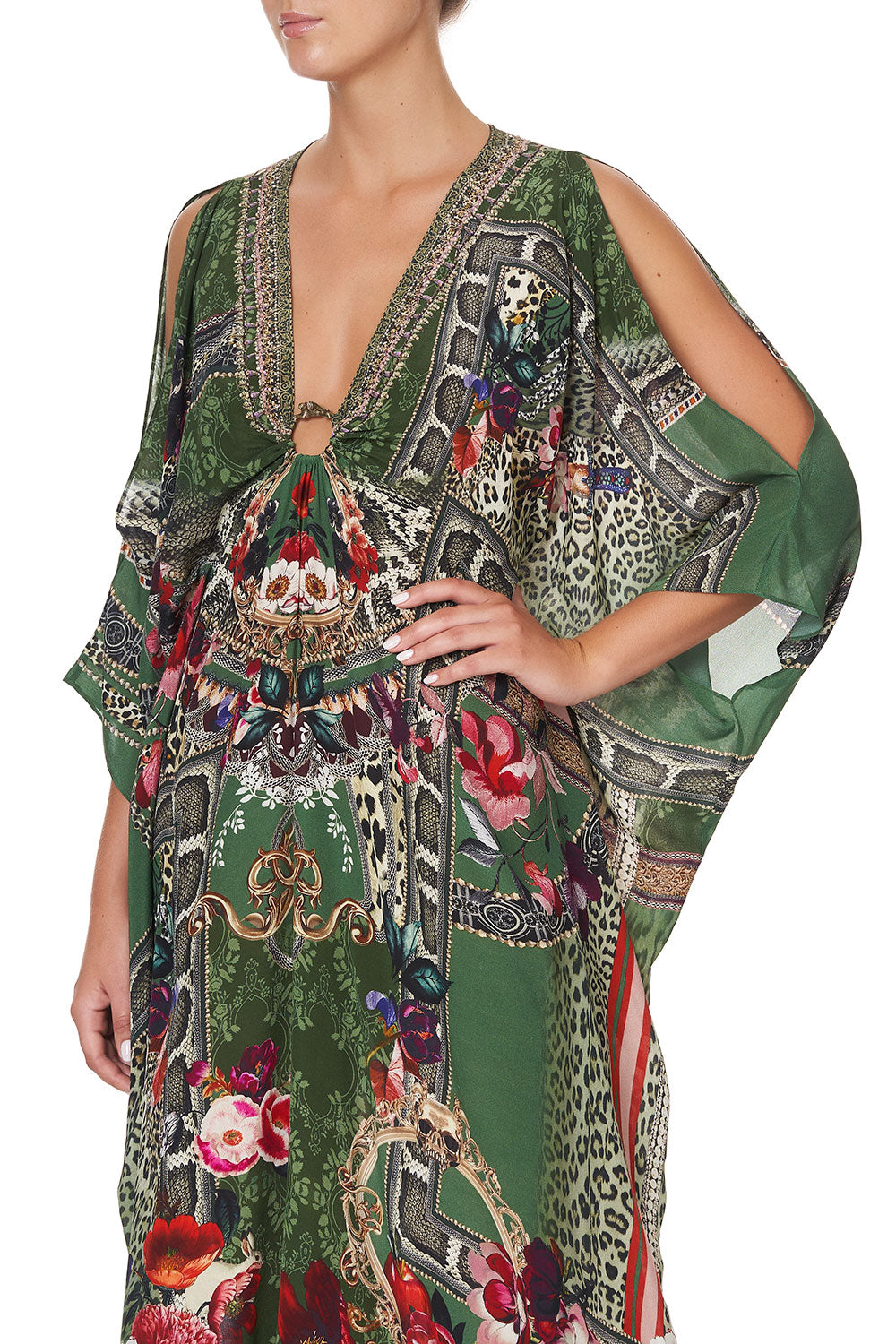 SPLIT SLEEVE KAFTAN WITH HARDWARE TALES OF TIME