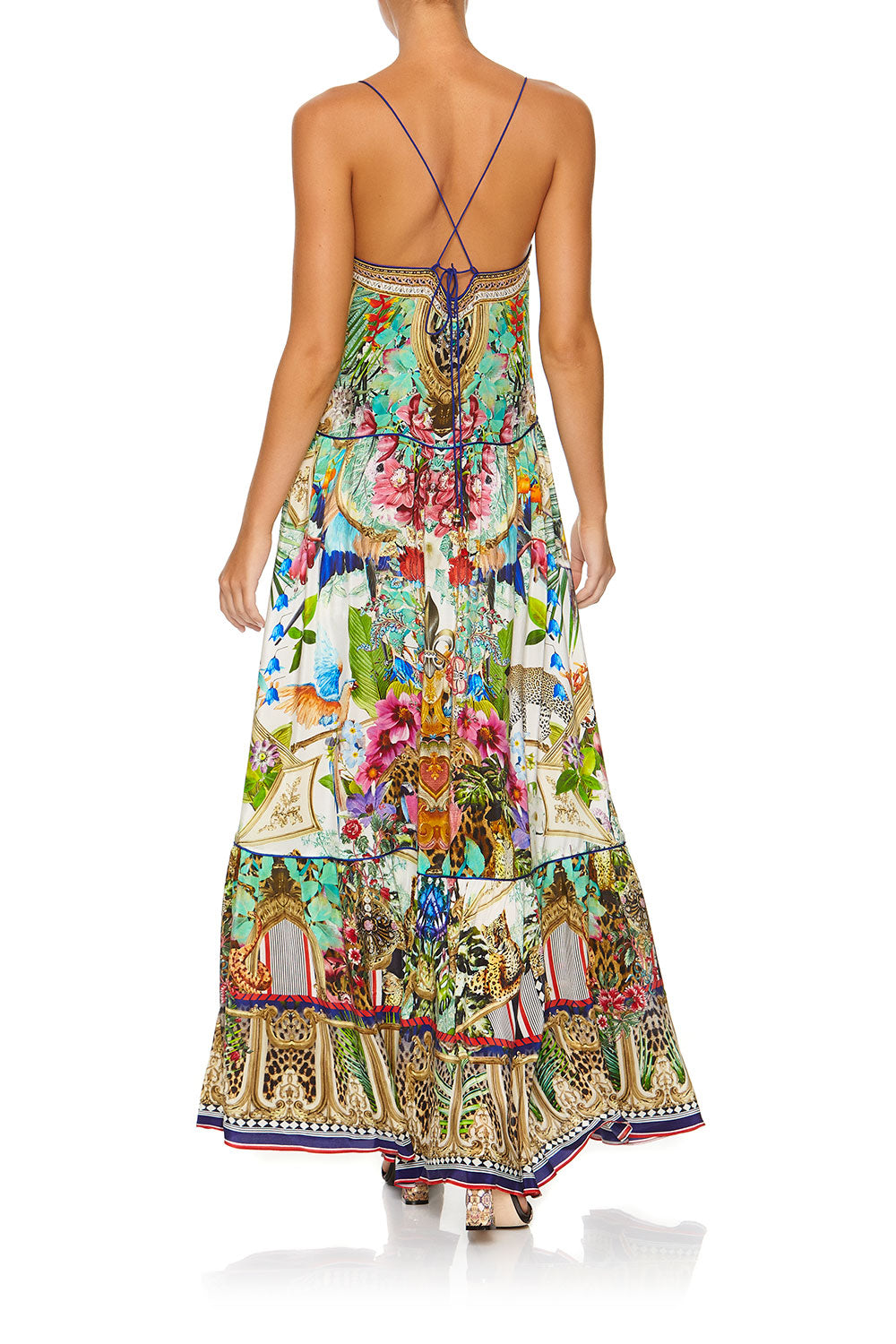 CAMILLA U-RING MAXI DRESS CHAMPAGNE COAST